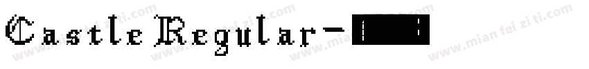 Castle Regular字体转换